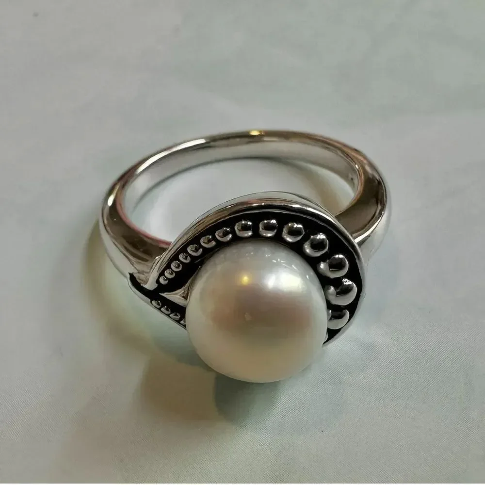 Honora Sterling Silver Cultured Pearl Ring